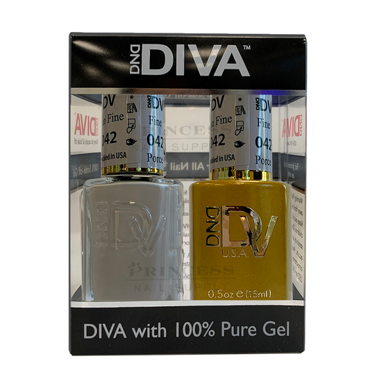 DND - DIVA Gel Duo #042 | Porcelain Fine