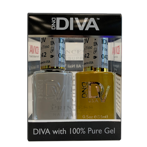 DND - DIVA Gel Duo #042 | Porcelain Fine