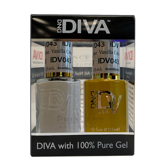 DND - DIVA Gel Duo #043 | Vanilla Creme
