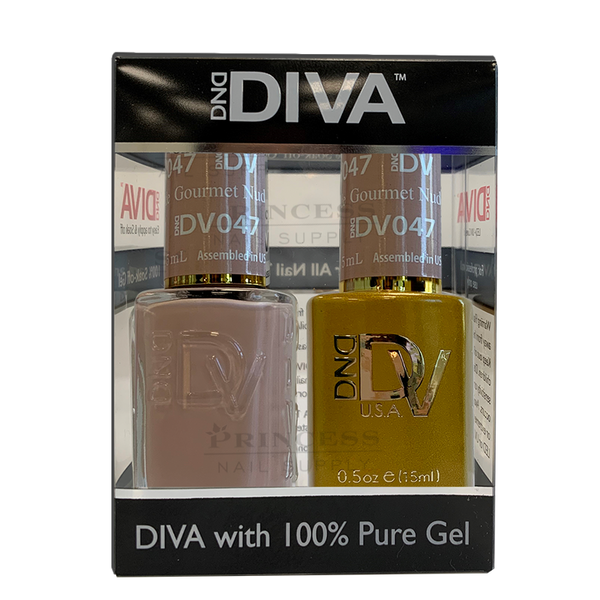 DND - DIVA Gel Duo #047 | Gourmet Nude