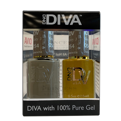 DND - DIVA Gel Duo #054 | Jurassic Grey