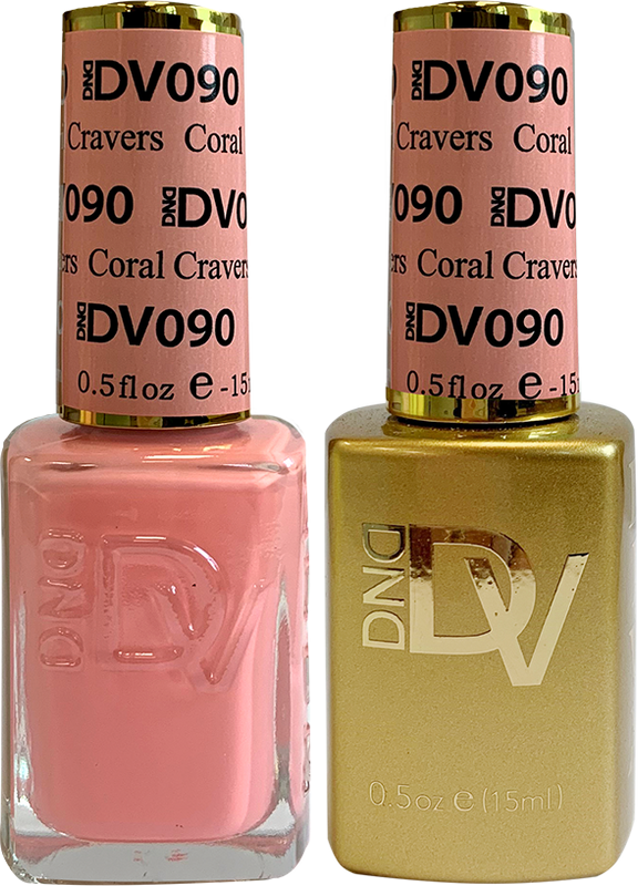 DND - DIVA Gel Duo #090 | Coral Cravers