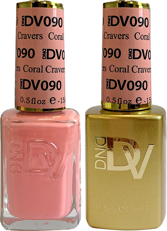 DND - DIVA Gel Duo #090 | Coral Cravers