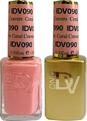 DND - DIVA Gel Duo #090 | Coral Cravers