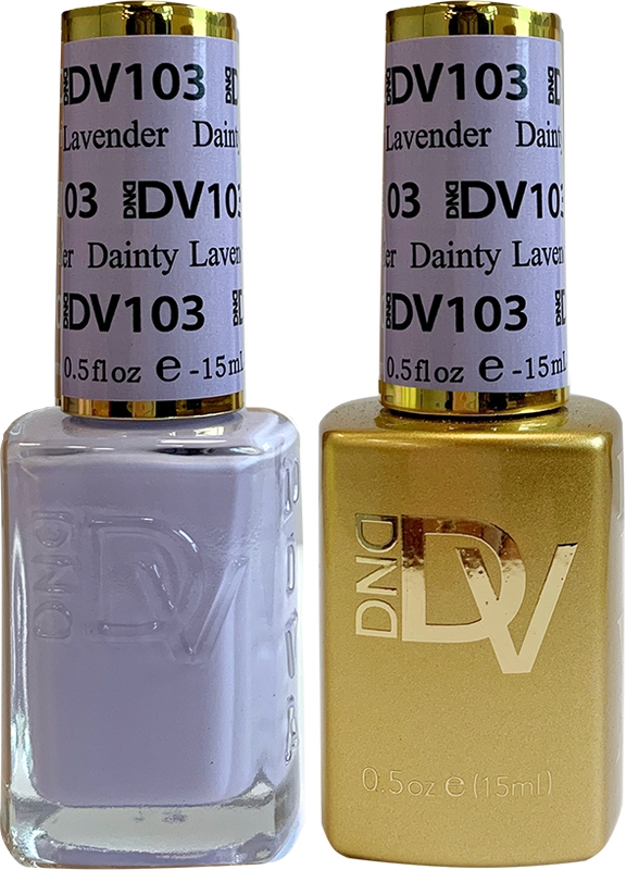 DND - DIVA Gel Duo #103 | Dainty Lavender