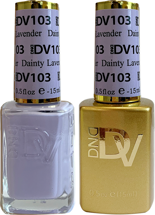 DND - DIVA Gel Duo #103 | Dainty Lavender