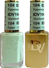 DND - DIVA Gel Duo #104 | Peppermint Marshmallow