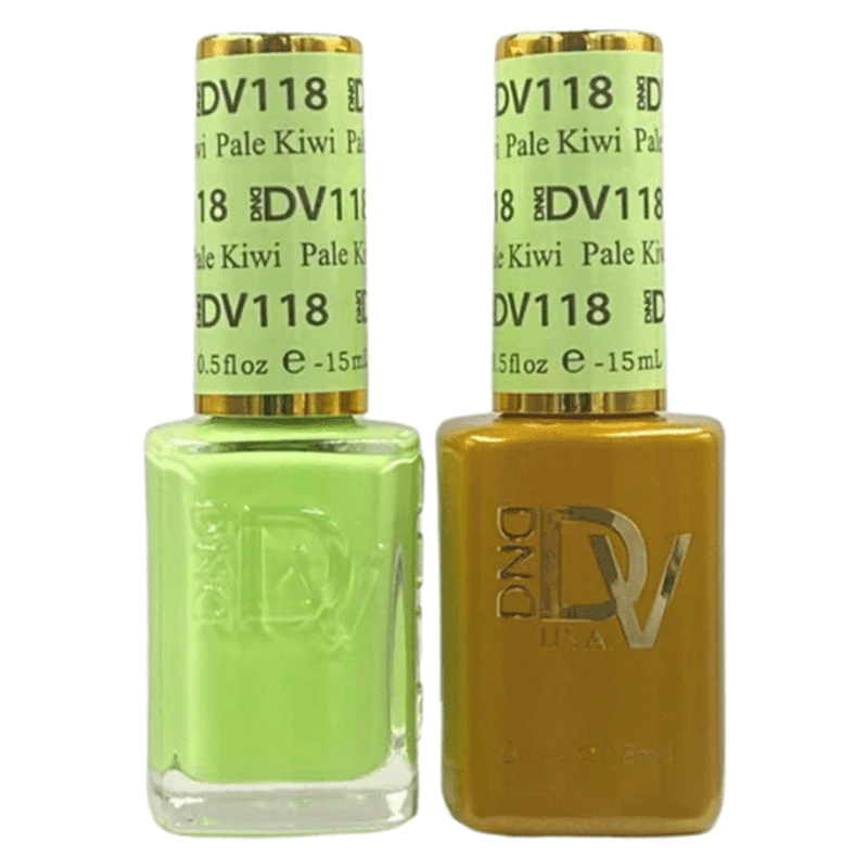 DND - DIVA Gel Duo #118 | Pale Kiwi