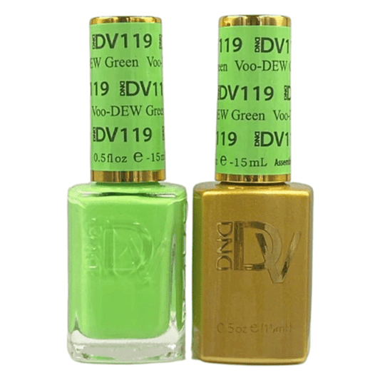 DND - DIVA Gel Duo #119 | Voo-Dew Green