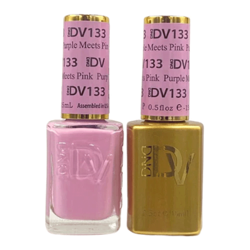 DND - DIVA Gel Duo #133 | Purple Meets Pink