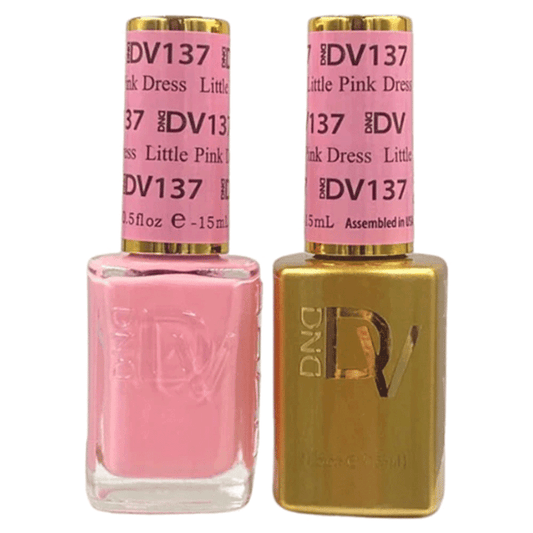 DND - DIVA Gel Duo #137 | Little Pink Dress