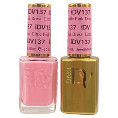 DND - DIVA Gel Duo #137 | Little Pink Dress