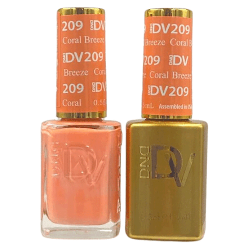 DND - DIVA Gel Duo #209 | Coral Breeze