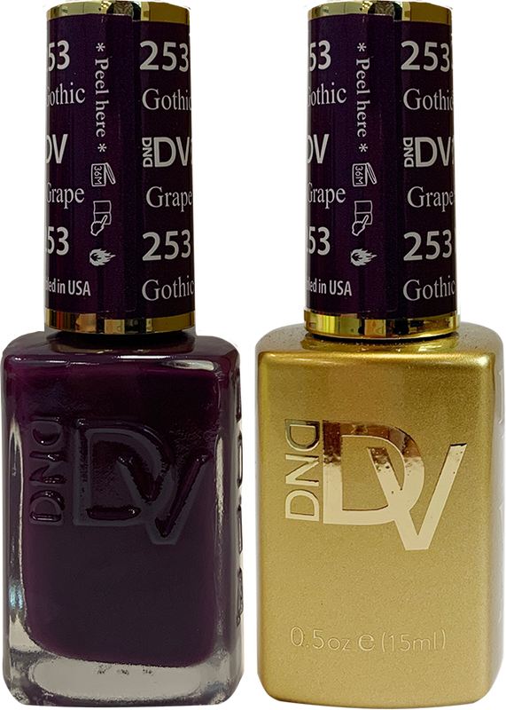 DND - DIVA Gel Duo #253 | Gothic Grape