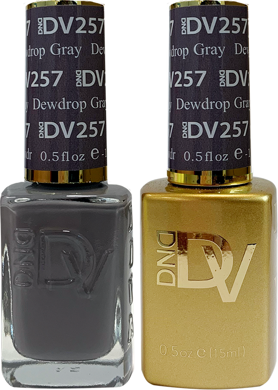 DND - DIVA Gel Duo #257 | Dewdrop Gray