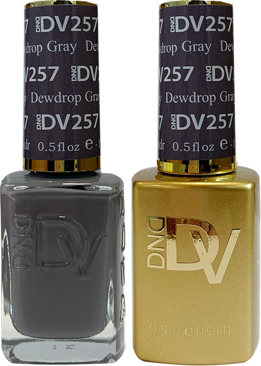 DND - DIVA Gel Duo #257 | Dewdrop Gray