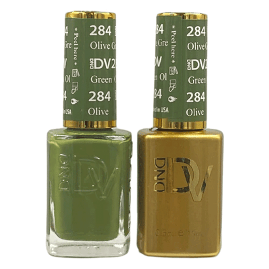 DND - DIVA Gel Duo #284 | Olive Green