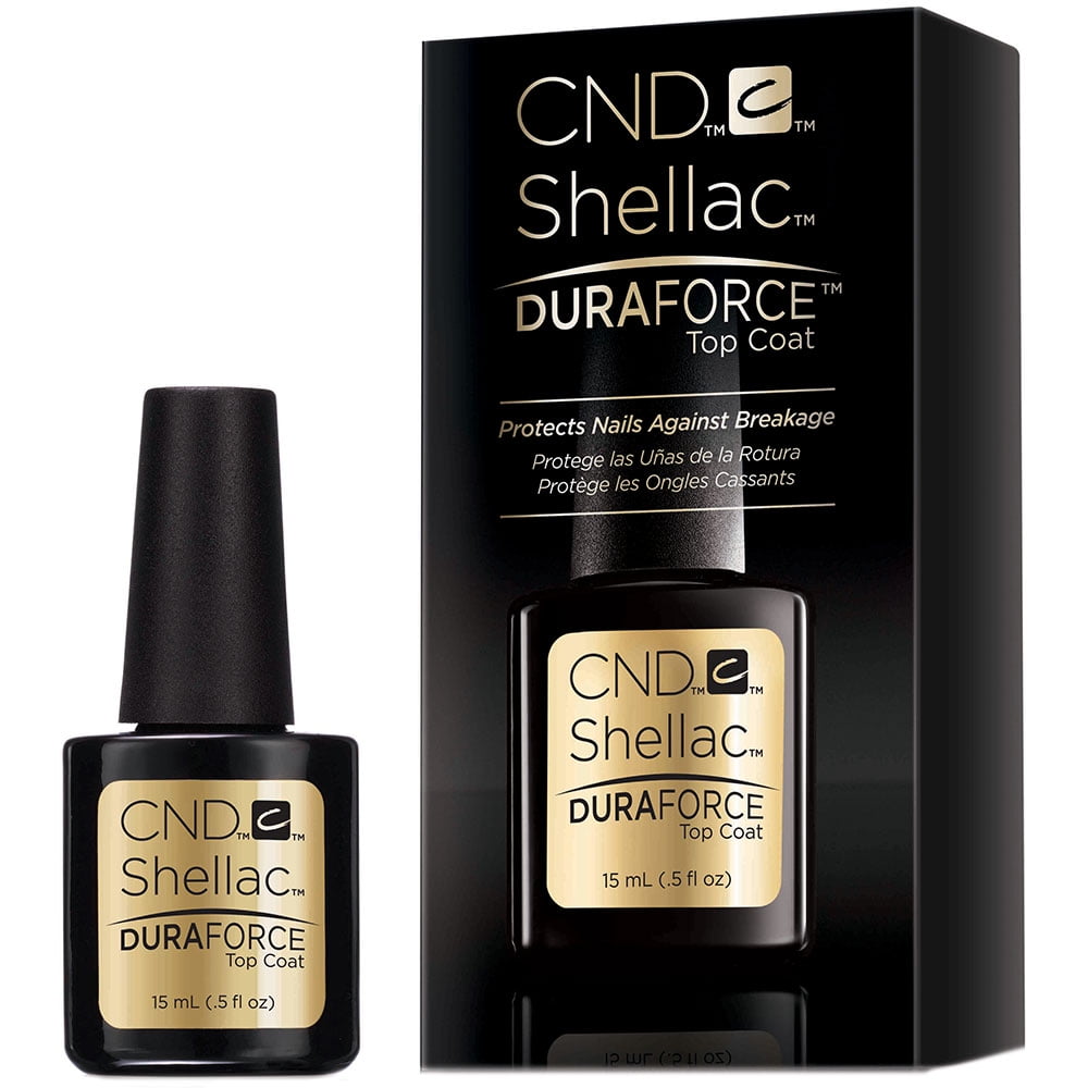 Capa superior CND Shellac Duraforce, 0,5 oz. 