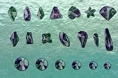 Galaxy | GBR02 | 50Pcs in Each Grid, 14 Styles(700Pcs) ss4-ss20(7128Pcs) | 20 Types of Stone