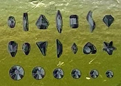 Galaxy | GBR04 | 50Pcs in Each Grid, 14 Styles(700Pcs) ss4-ss20(7128Pcs) | 20 Types of Stone