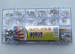 Galaxy | GBR04 | 50Pcs in Each Grid, 14 Styles(700Pcs) ss4-ss20(7128Pcs) | 20 Types of Stone