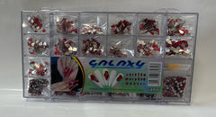 Galaxy | GBR06 | 50Pcs in Each Grid, 14 Styles(700Pcs) ss4-ss20(7128Pcs) | 20 Types of Stone