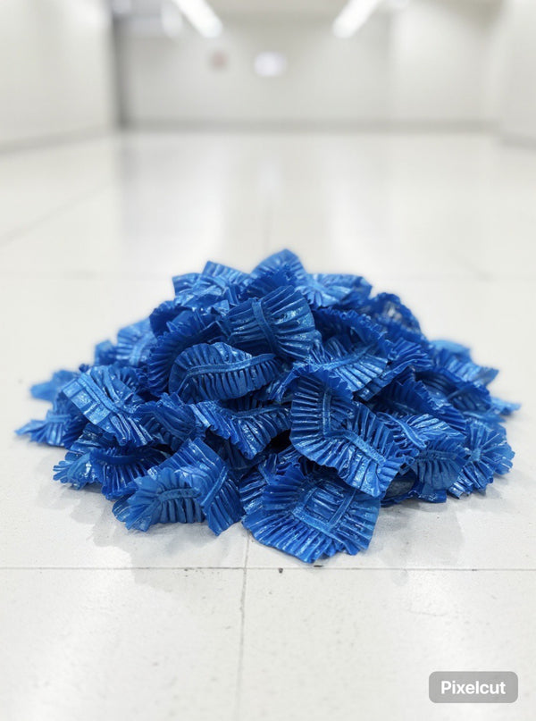 Pedicure liner | 800 Pcs | Disposable Liners For Massage Chair - Blue/clear