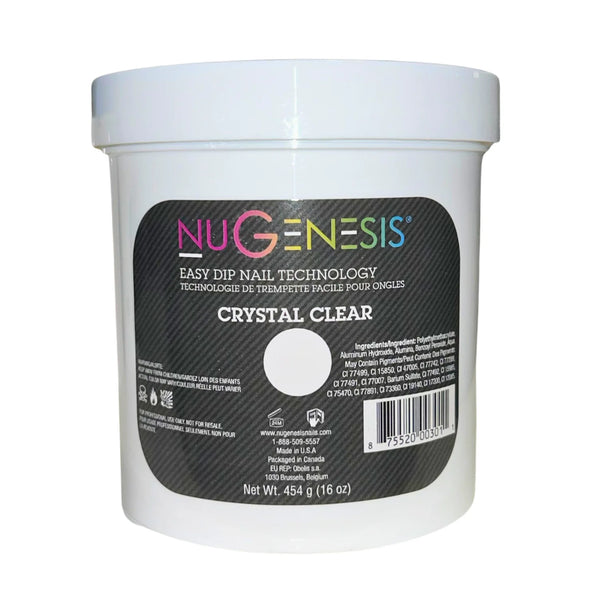 Nugenesis - 100% Pure Nail Dipping Powder - Pink & White Refill 16oz,