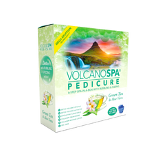 Balneario Volcán | Kit de pedicura de 6 pasos | TÉ VERDE Y ALOE VERA