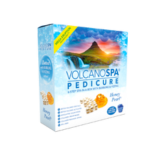 Balneario Volcán | Kit de pedicura de 6 pasos | PERLA DE MIEL