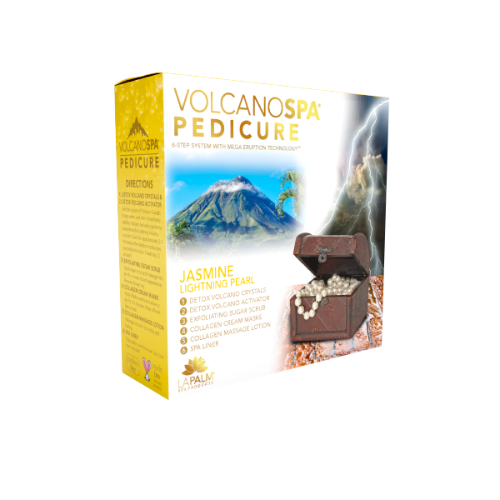 Copia de Volcano Spa | Kit de pedicura de 6 pasos | JAZMÍN (PERLA RELÁMPAGO)