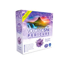 Balneario Volcán | Kit de pedicura de 6 pasos | ERUPCIÓN DE LAVANDA