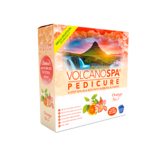Balneario Volcán | Kit de pedicura de 6 pasos | NARANJA NO. 5
