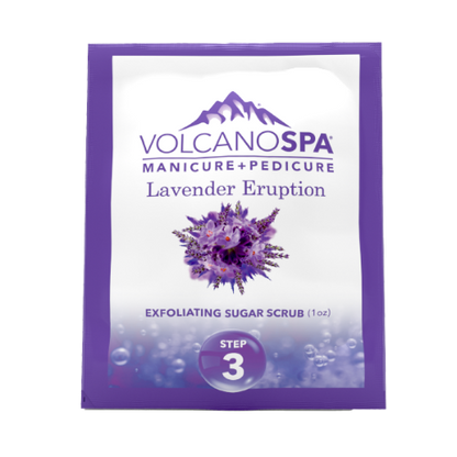 Balneario Volcán | Kit de pedicura de 6 pasos | ERUPCIÓN DE LAVANDA