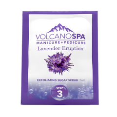 Balneario Volcán | Kit de pedicura de 6 pasos | ERUPCIÓN DE LAVANDA