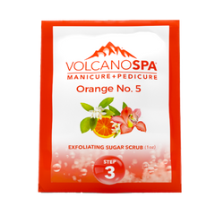 Balneario Volcán | Kit de pedicura de 6 pasos | NARANJA NO. 5