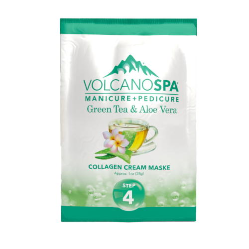 Volcano Spa | 6 Step pedicure kit | GREEN TEA & ALOE VERA