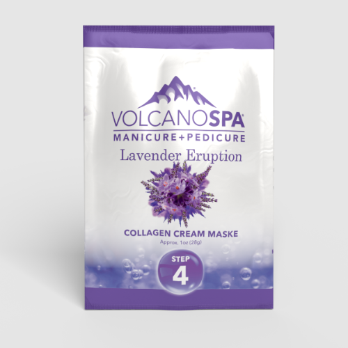 Volcano Spa | 6 Step pedicure kit | LAVENDER ERUPTION