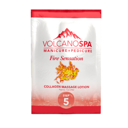 Volcano Spa | 6 Step pedicure kit | RASPBERRY PLUM (FIRE SENSATION)