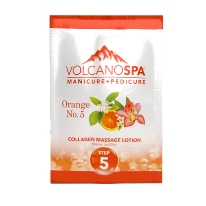 Volcano Spa | 6 Step pedicure kit | ORANGE NO. 5