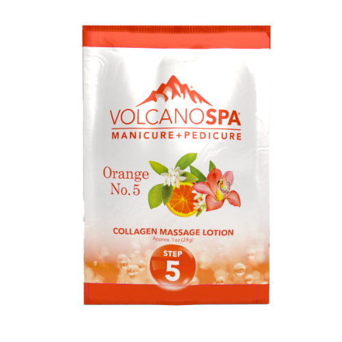 Balneario Volcán | Kit de pedicura de 6 pasos | NARANJA NO. 5