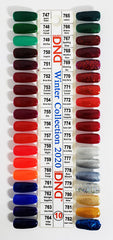 DND & DC | Color chart |  Color Sample Chart Palette Display Swatch