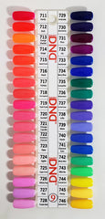 DND & DC | Color chart |  Color Sample Chart Palette Display Swatch