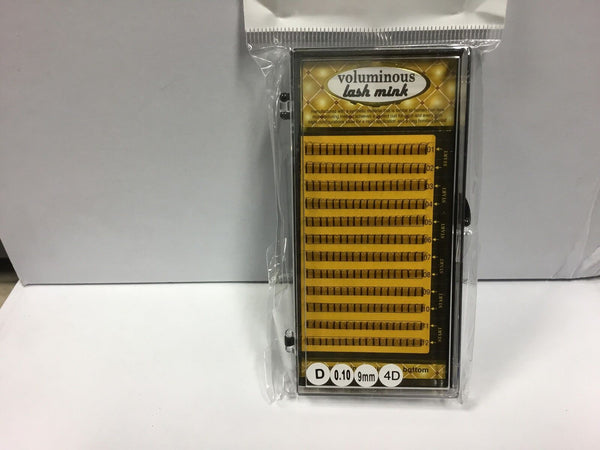 Voluminous Lash Mink | individual D Curl Mink 4D lashes eyelashes (all variant)