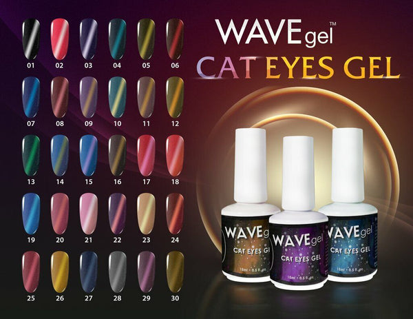 Wave | Cat Eye Gel, Magnetic gel polish (CE1 - CE30)