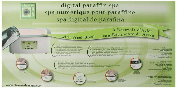 Digital Paraffin Warmer | Plus Steel Bowl & 6lbs Peach Wax refill