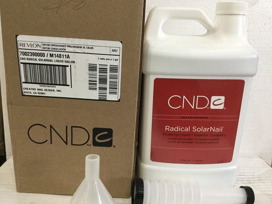CND Enhancements│Solarnail Sculpting liquid│Size 1 Gallon (128 oz)