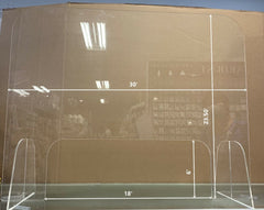 Local Products | Table Shield | Sneeze guard Protection Shield For Nail station (8 pcs)