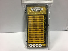 Voluminous Lash Mink | individual D Curl Mink 4D lashes eyelashes (all variant)
