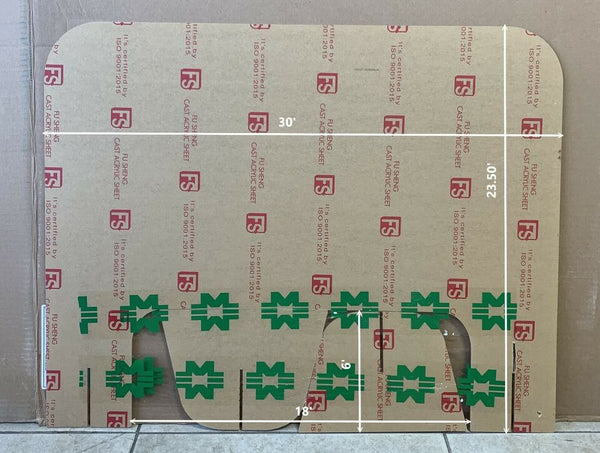 Local Products | Table Shield | Sneeze guard Protection Shield For Nail station (8 pcs)